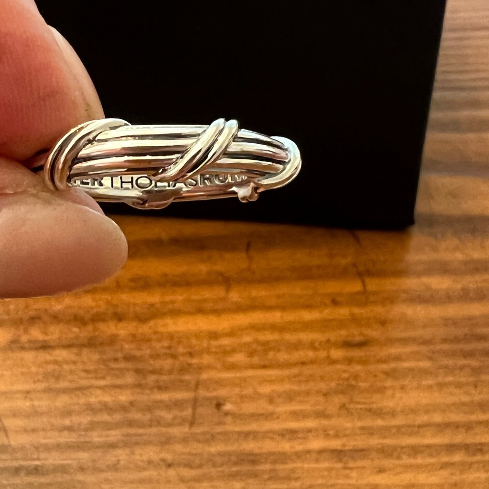 NWT Sz 8 Peter Thomas Roth Signature Classic Band Ring Sterling Silver … - Picture 8 of 8